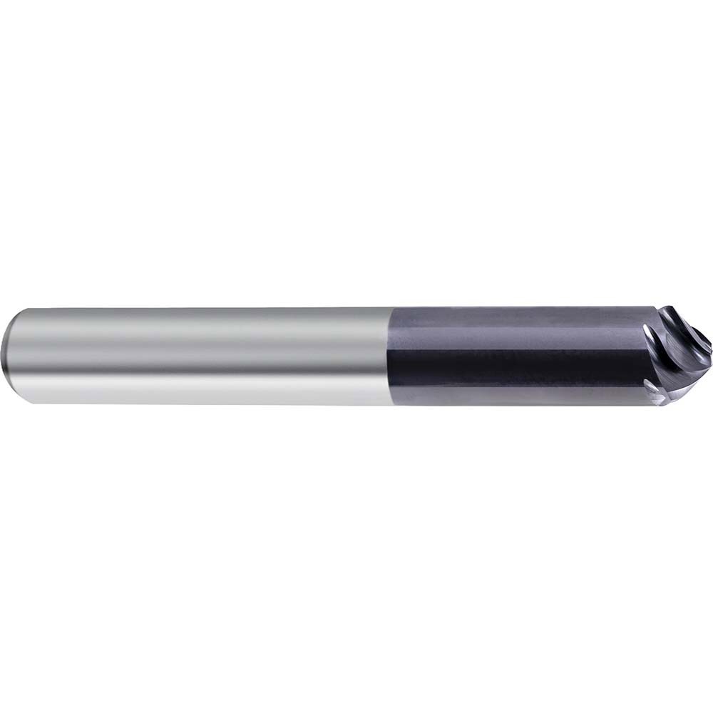 Chamfer Mill: 10 mm Dia, 5 Flutes, Solid Carbide