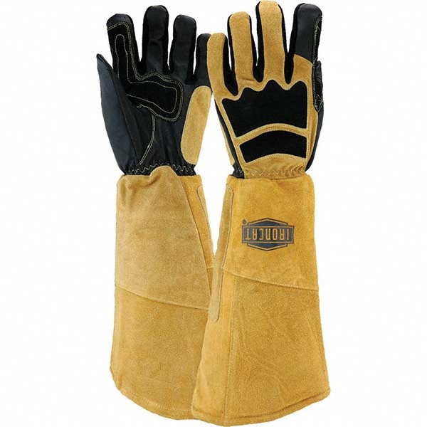 Welding Gloves: Cowhide Leather, Stick Welding Application