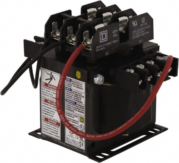 1 Phase, 250 VA, Top Mount Fuse Block Control Transformer