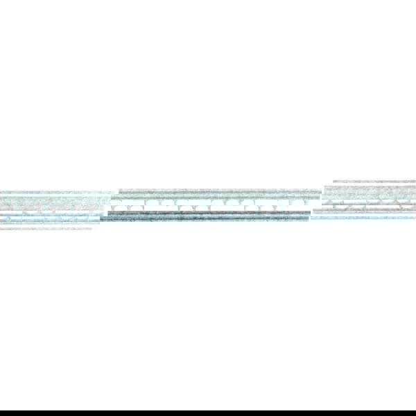 36 Inch Long x 0.81 Inch Wide x 0.22 Inch High, Steel Mounting Track