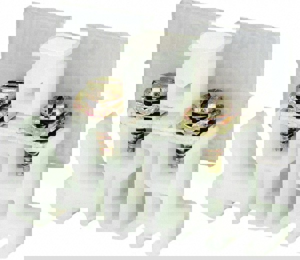 600 VAC, 40 Amp, -40 to 275&deg;F, DIN Rail Mount, Nylon Standard Terminal Block