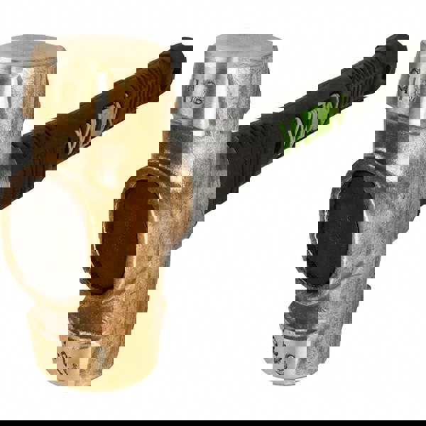 Non-Sparking Hammers; Tool Type: Brass Hammer ; Head Material: Brass ; Handle Material: Steel w/Grip ; Head Weight Range: 6 - 9.9 lbs. ; Overall Length Range: 14