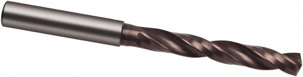 Jobber Length Drill Bit: 3.60 mm (0.1417) Dia, 140 deg, Solid Carbide