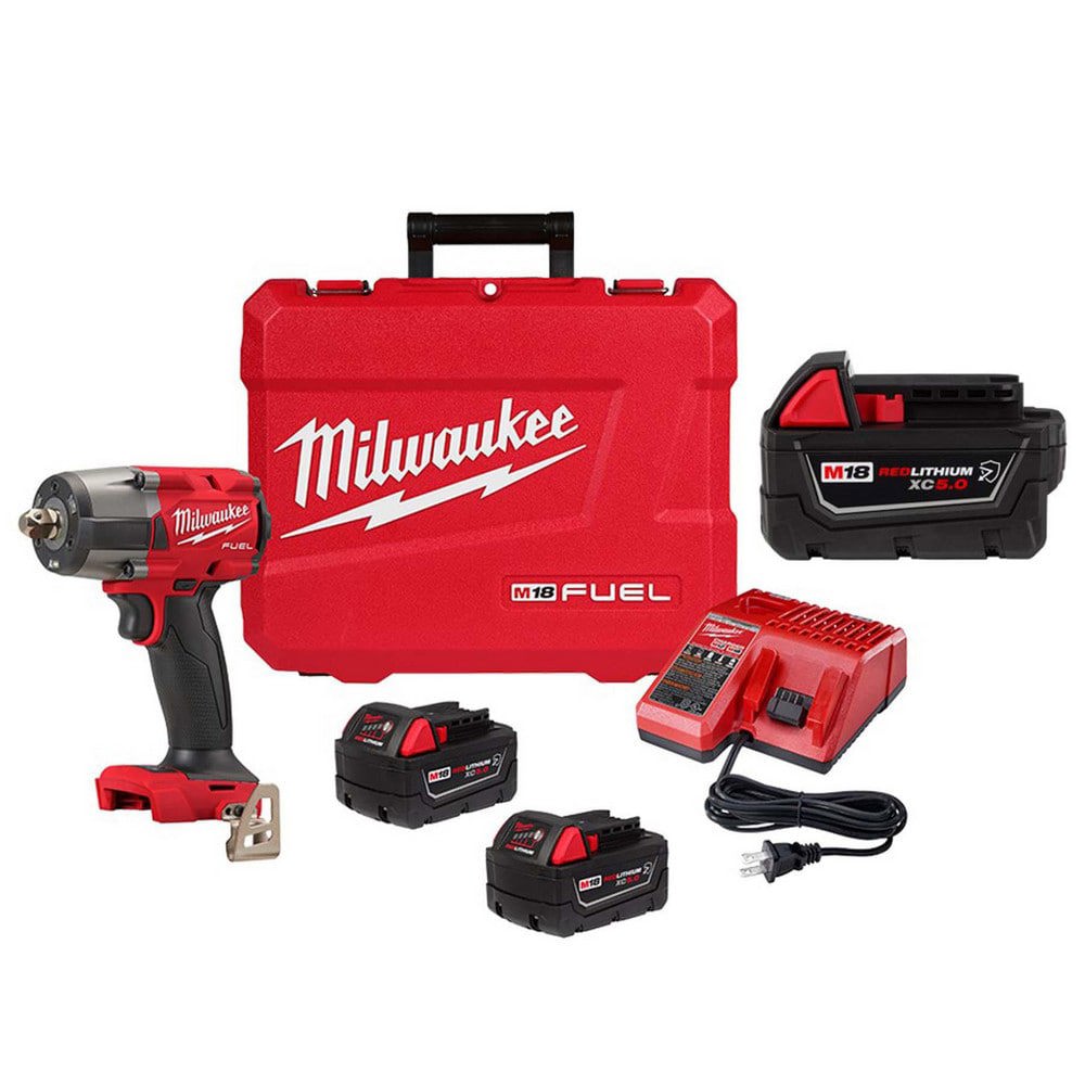 Cordless Impact Wrenches & Ratchets; Voltage: 18.00 ; Handle Type: Straight ; Speed (RPM): 0-2575 ; Torque (Ft/Lb): 450 ; Brushless Motor: Yes ; Battery Chemistry: Lithium-ion