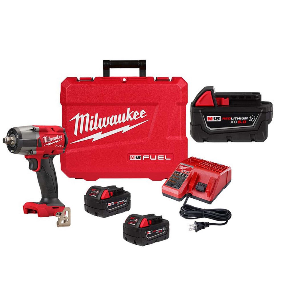 Cordless Impact Wrenches & Ratchets; Voltage: 18.00 ; Handle Type: Straight ; Speed (RPM): 0-2575 ; Torque (Ft/Lb): 450 ; Brushless Motor: Yes ; Battery Chemistry: Lithium-ion