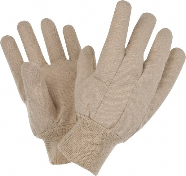 Work Gloves: PRO-SAFE Size Universal, Not Lined, Cotton Canvas