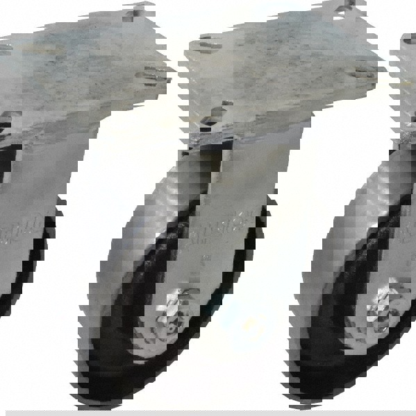 Rigid Top Plate Caster: Forged Steel, 6