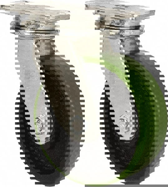 Swivel Top Plate Caster: Polyurethane, 8