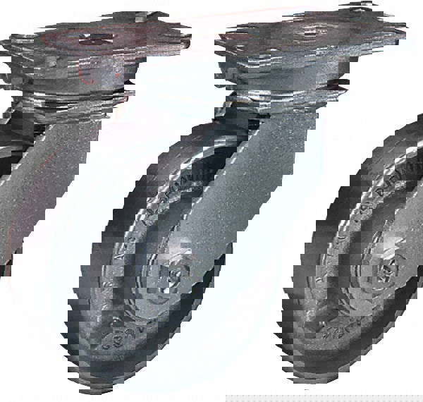 Swivel Top Plate Caster: Polyurethane, 10