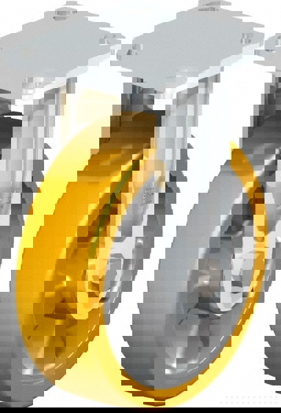 Rigid Top Plate Caster: Polyurethane, 6