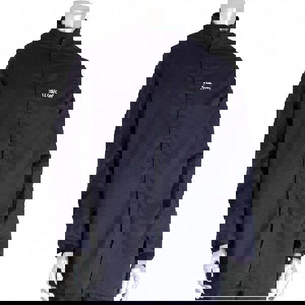 Arc Flash & Flame Resistant/Retardant Jacket: Size 3X-Large, Cotton & Nylon, Hook & Loop Closure