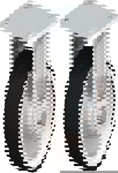 Rigid Top Plate Caster: Polyurethane, 6