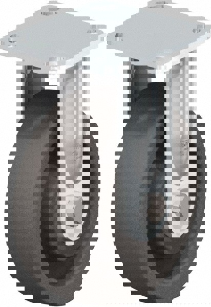 Rigid Top Plate Caster: Nylon, 6