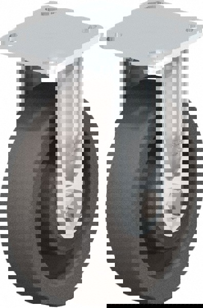 Rigid Top Plate Caster: Nylon, 6-5/16