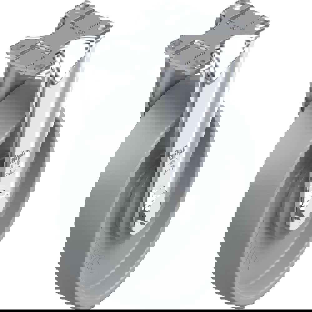 Top Plate Casters; Mount Type: Plate ; Number of Wheels: 1.000 ; Wheel Diameter (Inch): 8 ; Wheel Material: Polyurethane ; Wheel Width (Inch): 2 ; Wheel Color: Light Brown