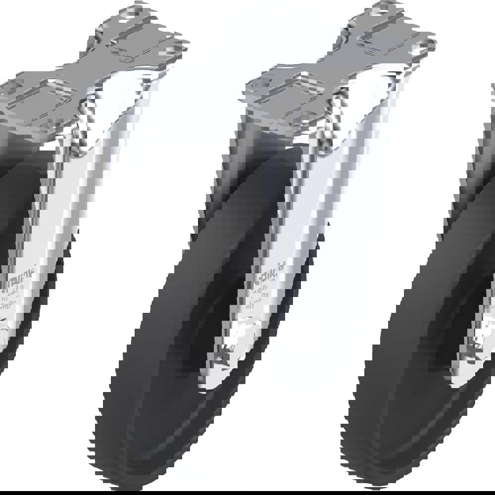 Top Plate Casters; Mount Type: Plate ; Number of Wheels: 1.000 ; Wheel Diameter (Inch): 8 ; Wheel Material: Polyurethane ; Wheel Width (Inch): 1-9/16 ; Wheel Color: Dark Gray