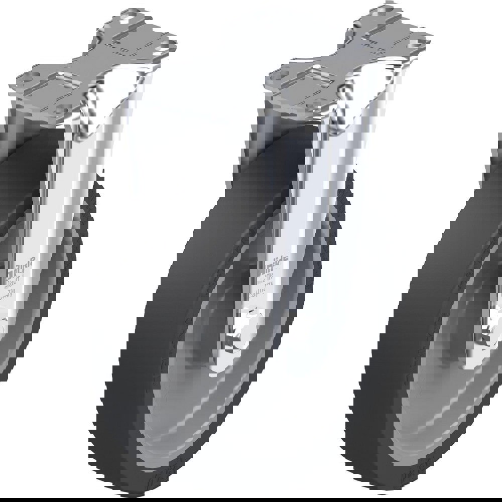 Top Plate Casters; Mount Type: Plate ; Number of Wheels: 1.000 ; Wheel Diameter (Inch): 6 ; Wheel Material: Synthetic ; Wheel Width (Inch): 2 ; Wheel Color: Gray