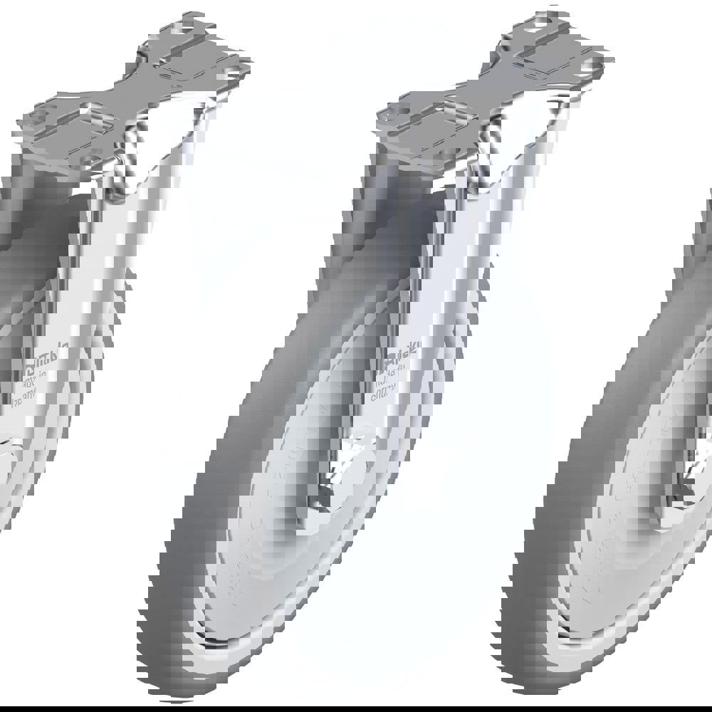 Top Plate Casters; Mount Type: Plate ; Number of Wheels: 1.000 ; Wheel Diameter (Inch): 6 ; Wheel Material: Polyurethane ; Wheel Width (Inch): 1-3/4 ; Wheel Color: Dark Gray