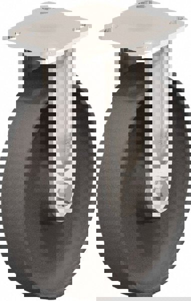 Rigid Top Plate Caster: Nylon, 8