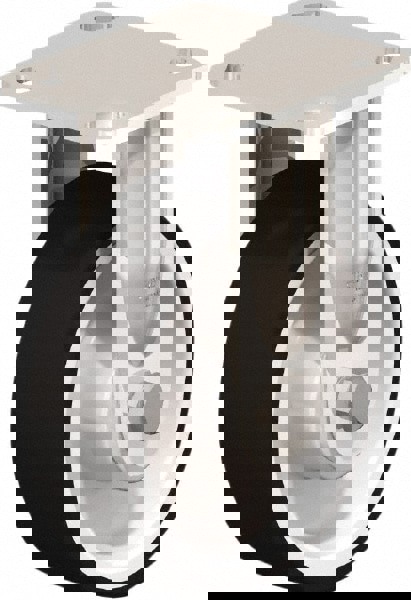 Rigid Top Plate Caster: Polyurethane, 6