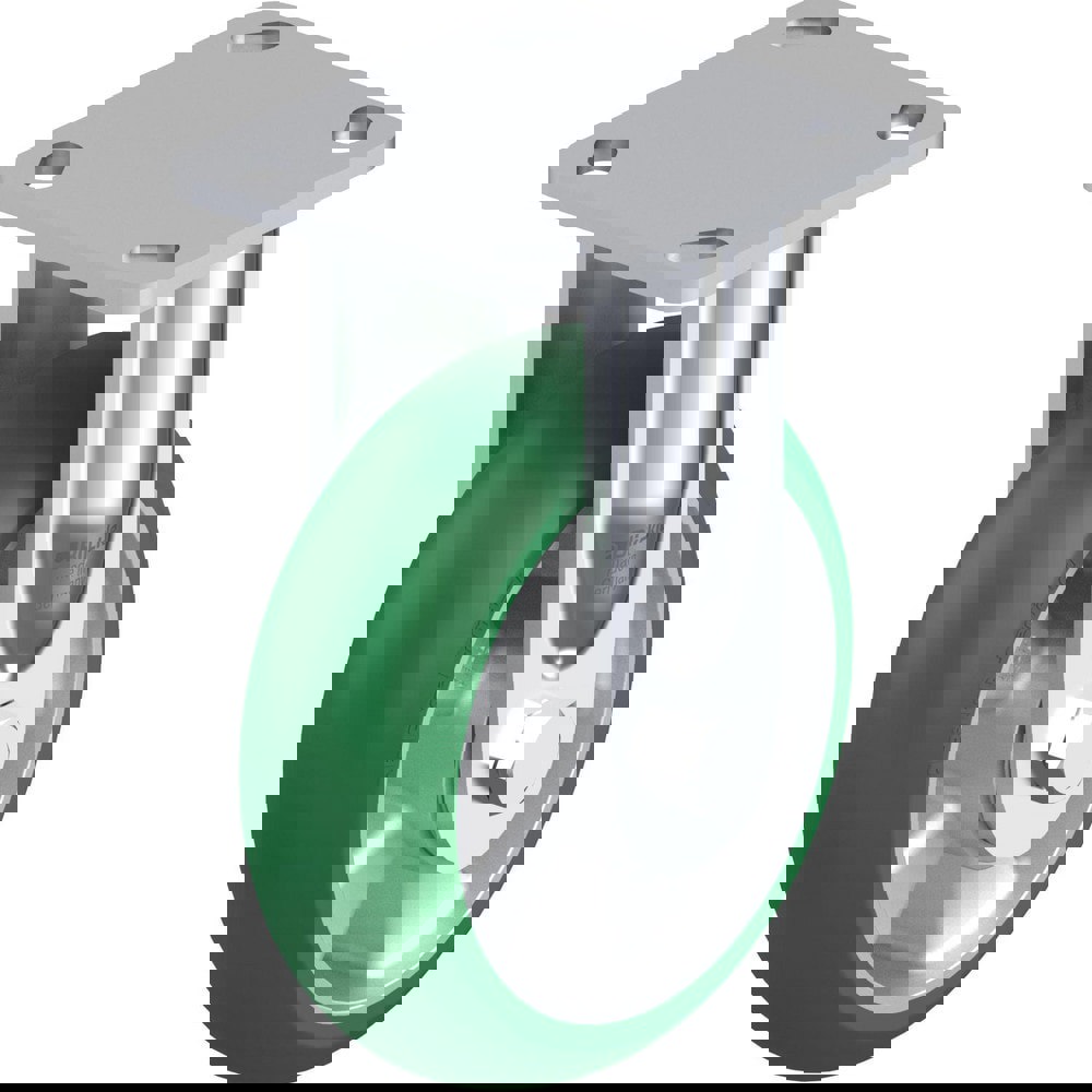 Top Plate Casters; Mount Type: Plate ; Number of Wheels: 1.000 ; Wheel Diameter (Inch): 6 ; Wheel Material: Rubber ; Wheel Width (Inch): 2 ; Wheel Color: Gray