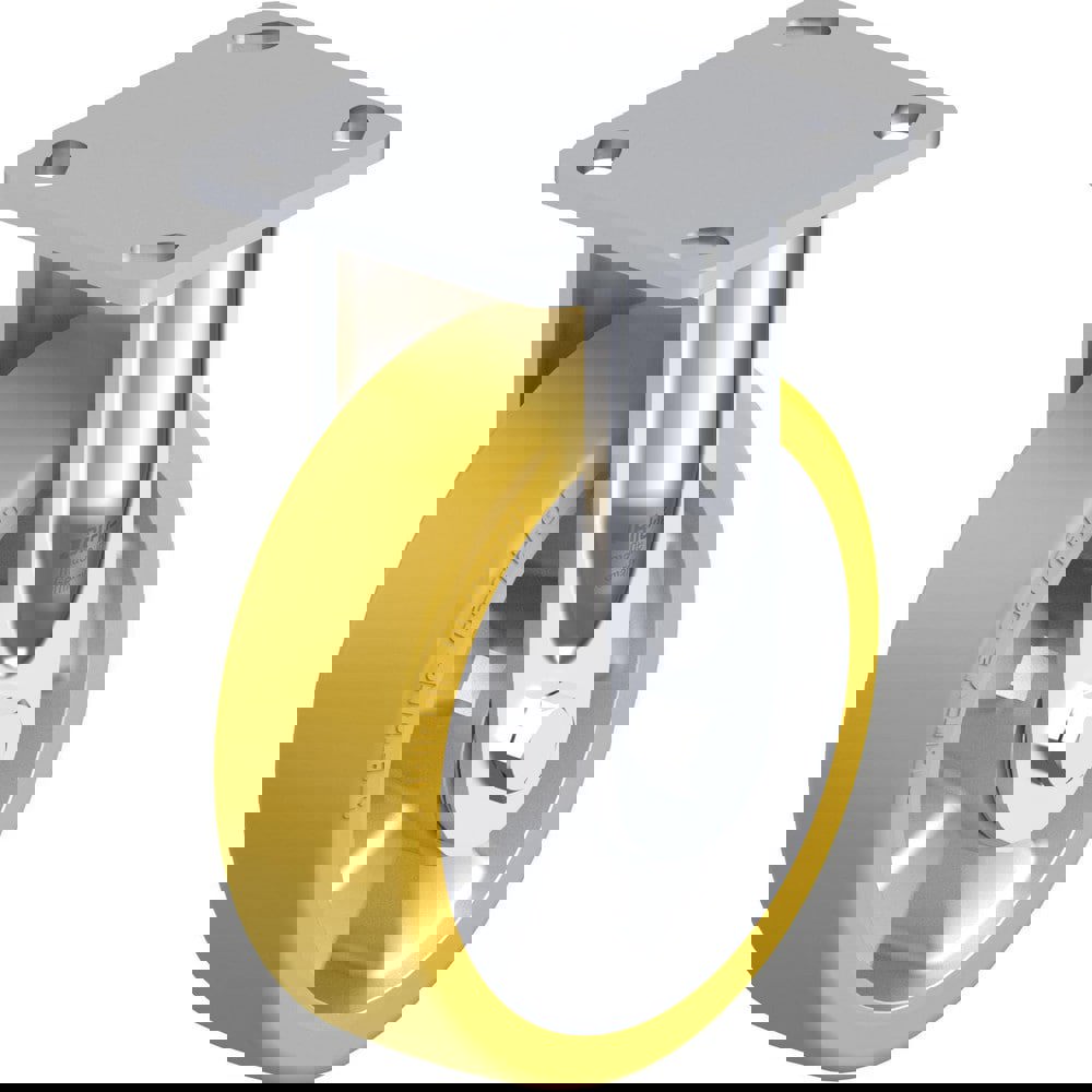 Top Plate Casters; Mount Type: Plate ; Number of Wheels: 1.000 ; Wheel Diameter (Inch): 4 ; Wheel Material: Polyurethane ; Wheel Width (Inch): 1-9/16 ; Wheel Color: Green