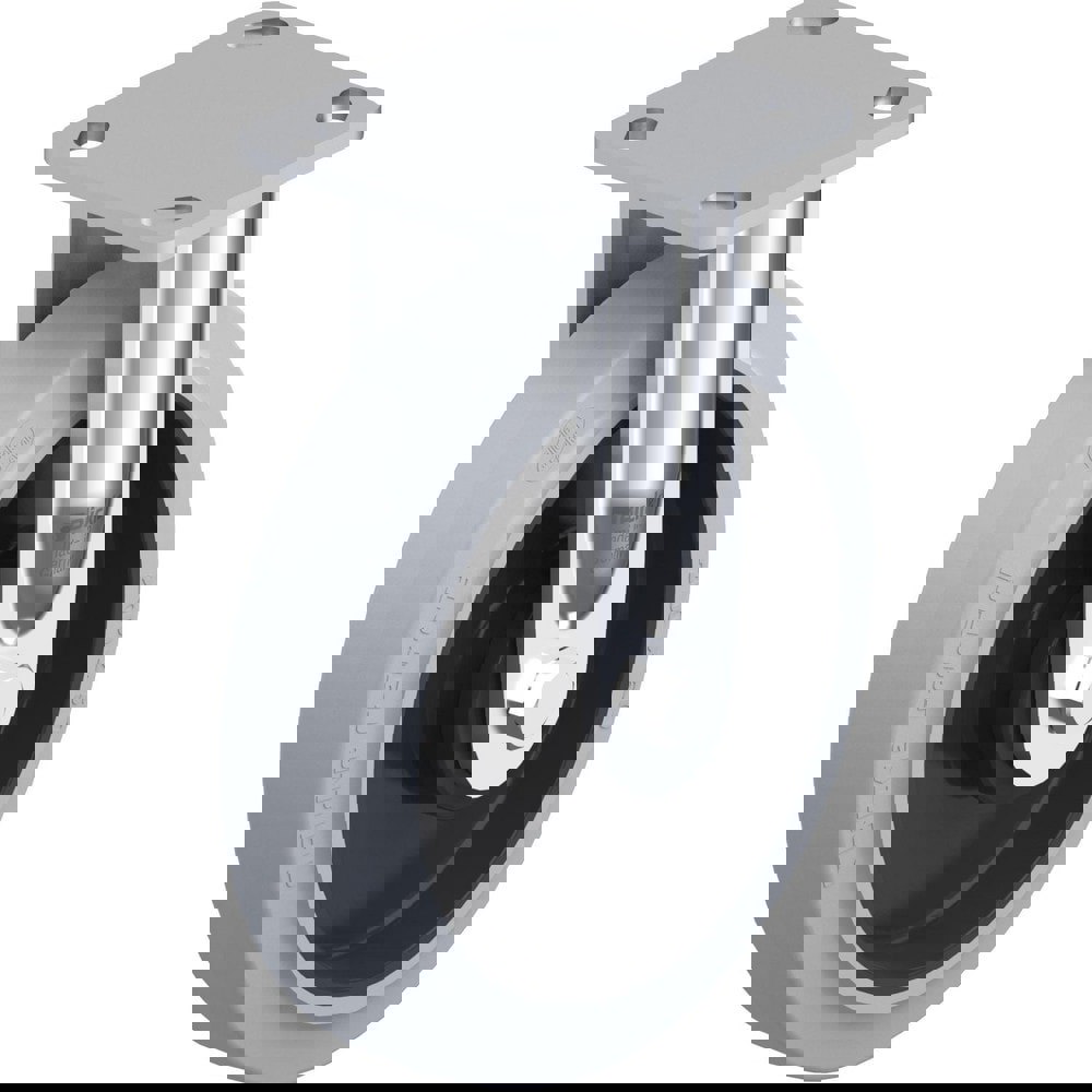 Top Plate Casters; Mount Type: Plate ; Number of Wheels: 1.000 ; Wheel Diameter (Inch): 8 ; Wheel Material: Polyurethane ; Wheel Width (Inch): 2 ; Wheel Color: Green