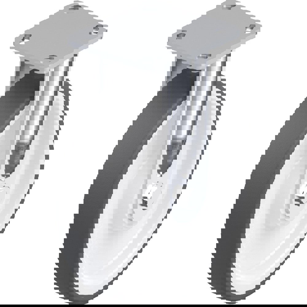 Top Plate Casters; Mount Type: Plate ; Number of Wheels: 1.000 ; Wheel Diameter (Inch): 8 ; Wheel Material: Polyurethane ; Wheel Width (Inch): 2 ; Wheel Color: Light Brown