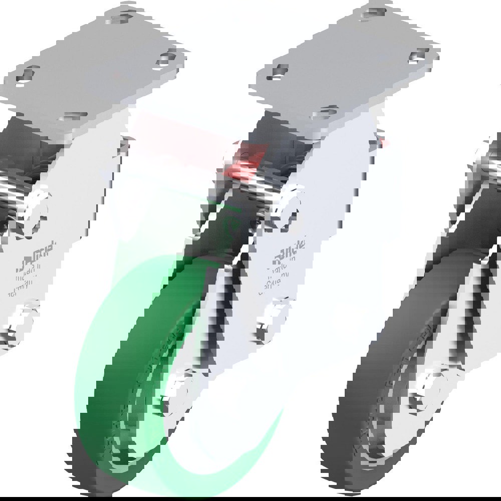 Top Plate Casters; Mount Type: Plate ; Number of Wheels: 1.000 ; Wheel Diameter (Inch): 6 ; Wheel Material: Rubber ; Wheel Width (Inch): 2 ; Wheel Color: Black