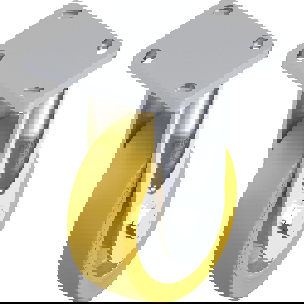 Top Plate Casters; Mount Type: Plate ; Number of Wheels: 1.000 ; Wheel Diameter (Inch): 4 ; Wheel Material: Synthetic ; Wheel Width (Inch): 1-7/16 ; Wheel Color: Gray