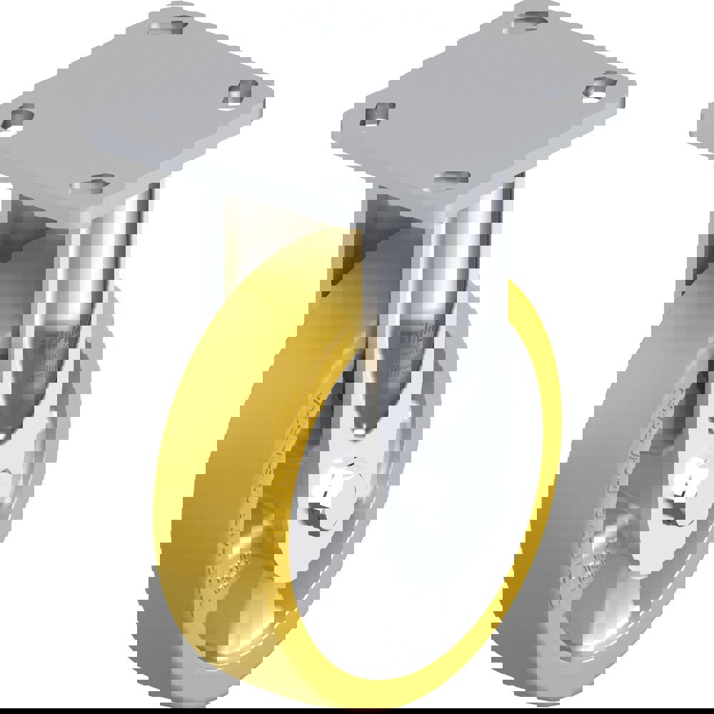 Top Plate Casters; Mount Type: Plate ; Number of Wheels: 1.000 ; Wheel Diameter (Inch): 5 ; Wheel Material: Synthetic ; Wheel Width (Inch): 1-9/16 ; Wheel Color: Gray