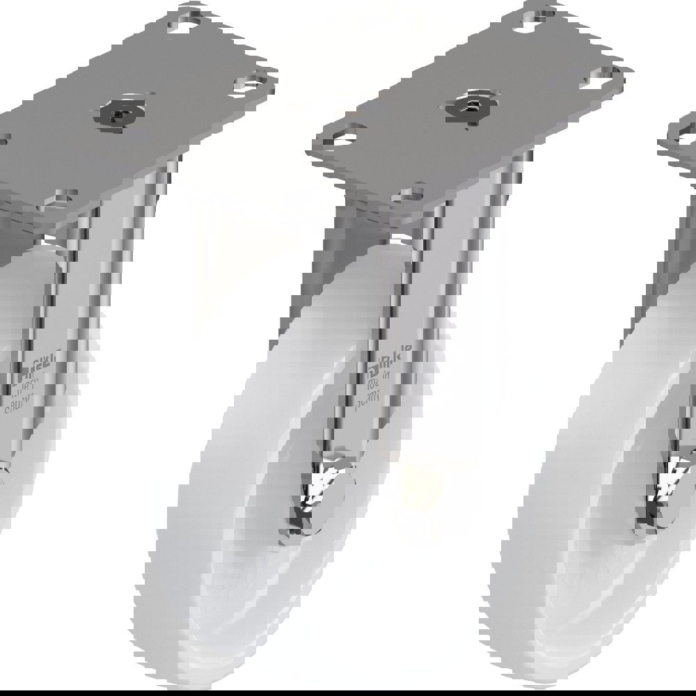 Top Plate Casters; Mount Type: Plate ; Number of Wheels: 1.000 ; Wheel Diameter (Inch): 5 ; Wheel Material: Polyurethane ; Wheel Width (Inch): 1-1/4 ; Wheel Color: Dark Gray