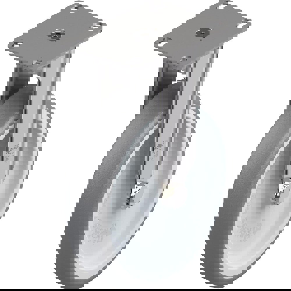 Top Plate Casters; Mount Type: Plate ; Number of Wheels: 1.000 ; Wheel Diameter (Inch): 5 ; Wheel Material: Rubber ; Wheel Width (Inch): 1-7/16 ; Wheel Color: Gray