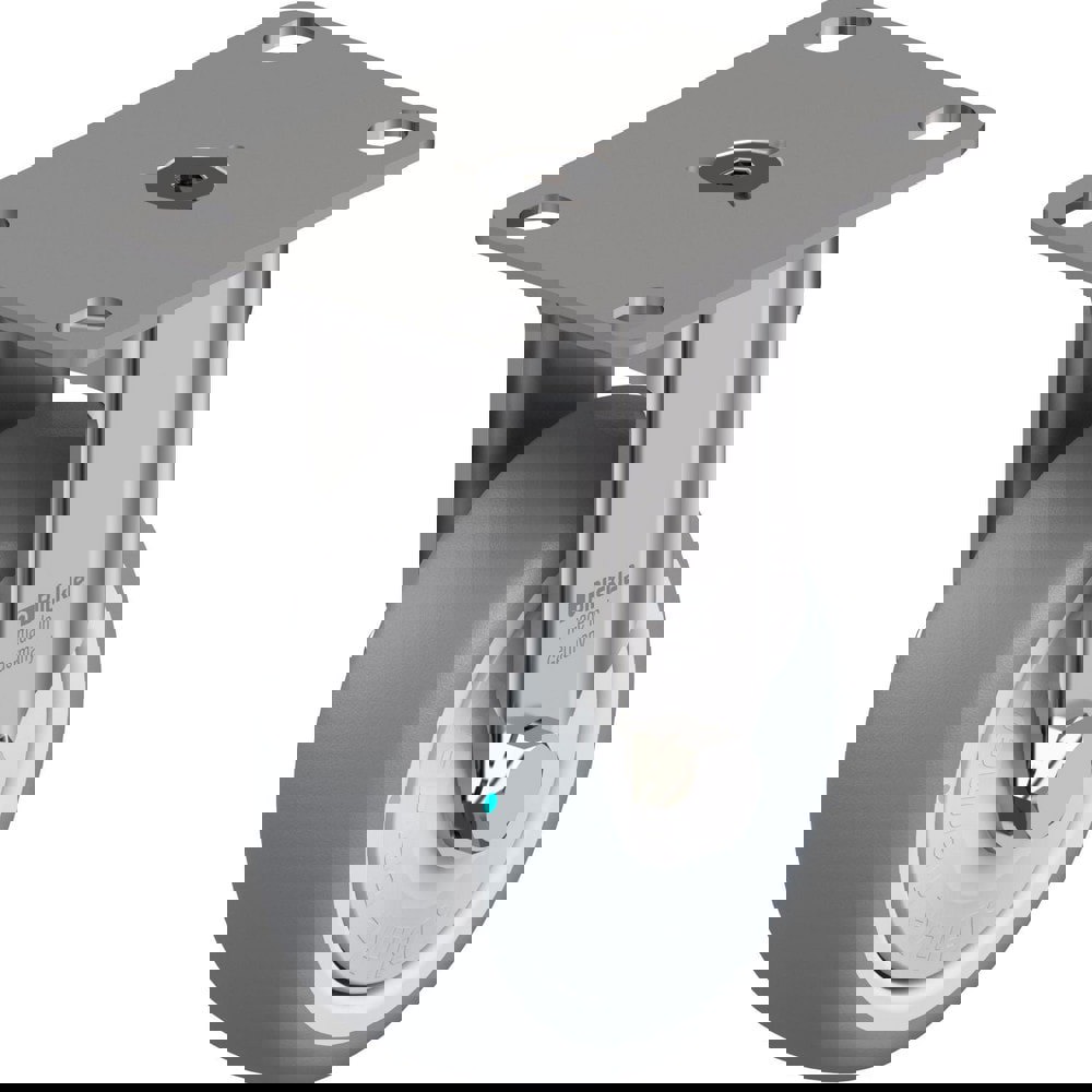 Top Plate Casters; Mount Type: Plate ; Number of Wheels: 1.000 ; Wheel Diameter (Inch): 5 ; Wheel Material: Synthetic ; Wheel Width (Inch): 1-9/16 ; Wheel Color: Gray