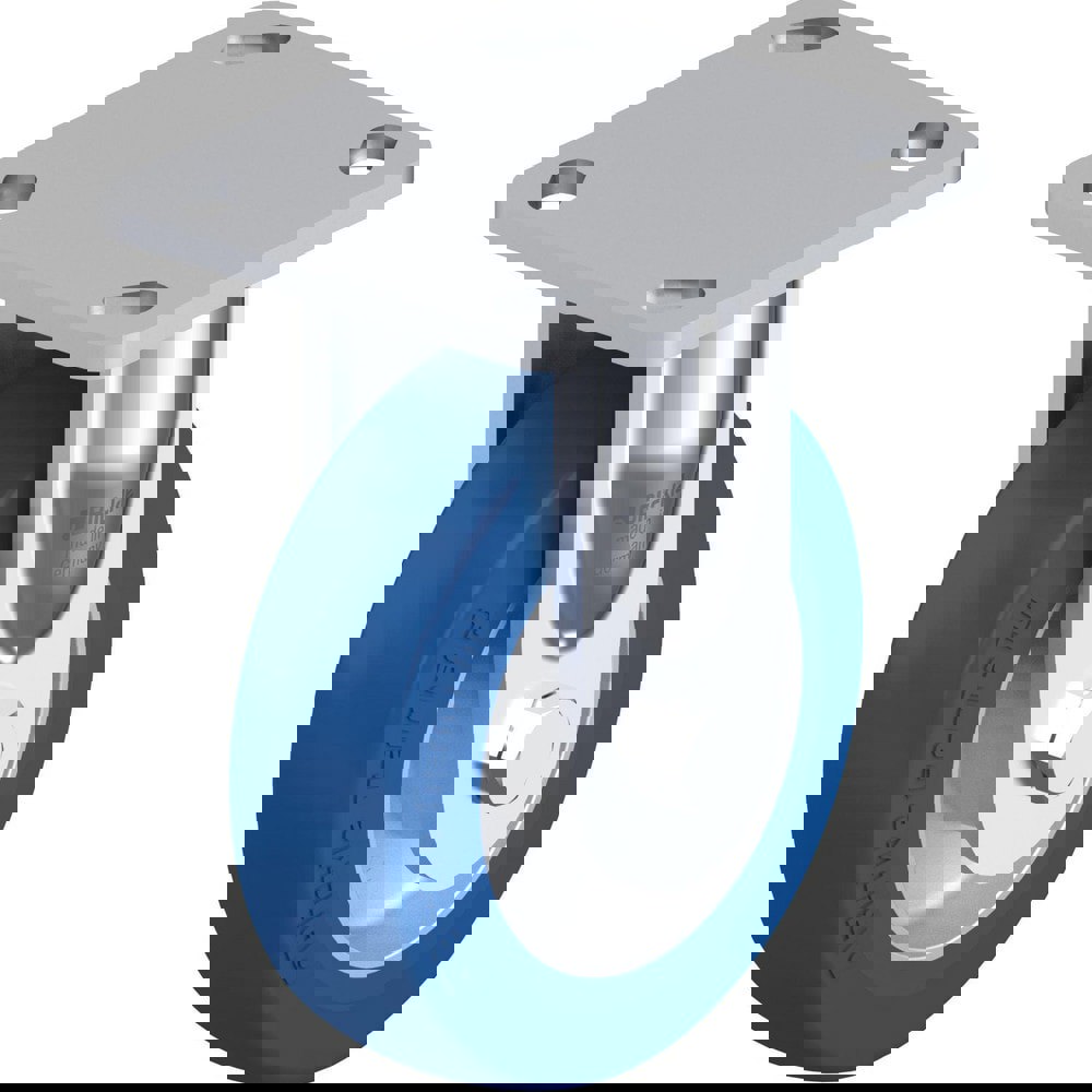 Top Plate Casters; Mount Type: Plate ; Number of Wheels: 1.000 ; Wheel Diameter (Inch): 4 ; Wheel Material: Polyurethane ; Wheel Width (Inch): 1-3/8 ; Wheel Color: Dark Gray