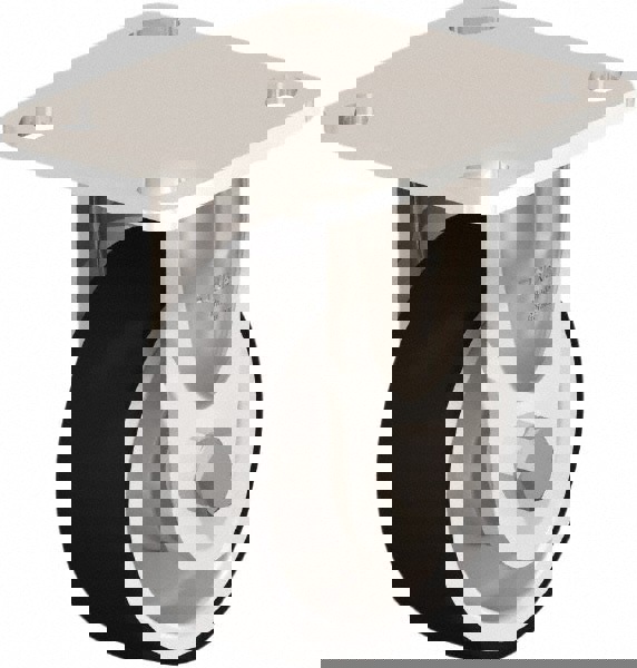 Rigid Top Plate Caster: Polyurethane, 4