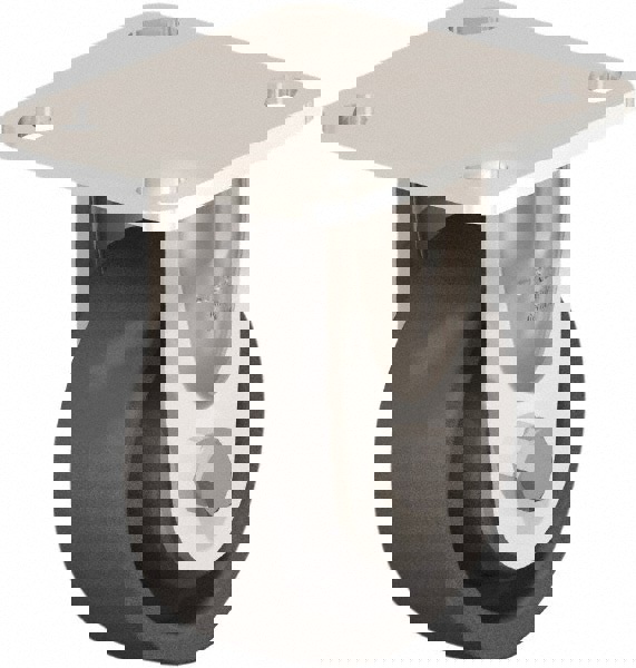 Rigid Top Plate Caster: Nylon, 4