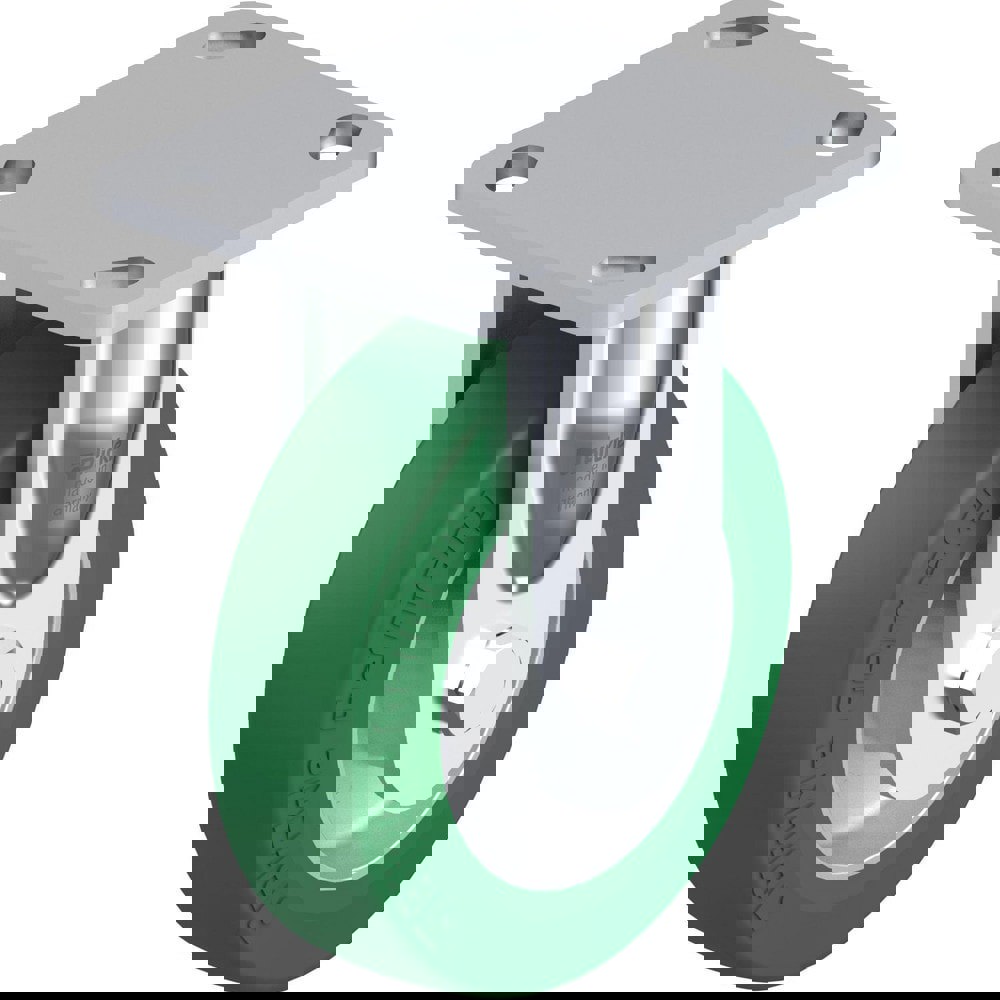 Top Plate Casters; Mount Type: Plate ; Number of Wheels: 1.000 ; Wheel Diameter (Inch): 4 ; Wheel Material: Rubber ; Wheel Width (Inch): 1-1/4 ; Wheel Color: Gray