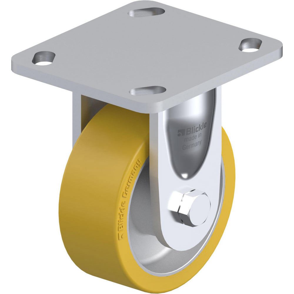 Top Plate Casters; Mount Type: Plate ; Number of Wheels: 1.000 ; Wheel Diameter (Inch): 5 ; Wheel Material: Rubber ; Wheel Width (Inch): 1-7/16 ; Wheel Color: Gray