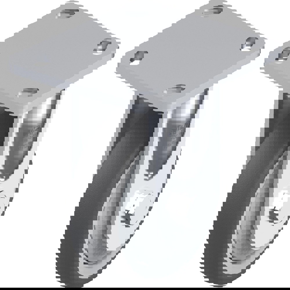 Top Plate Casters; Mount Type: Plate ; Number of Wheels: 1.000 ; Wheel Diameter (Inch): 4 ; Wheel Material: Synthetic ; Wheel Width (Inch): 1-7/16 ; Wheel Color: Gray