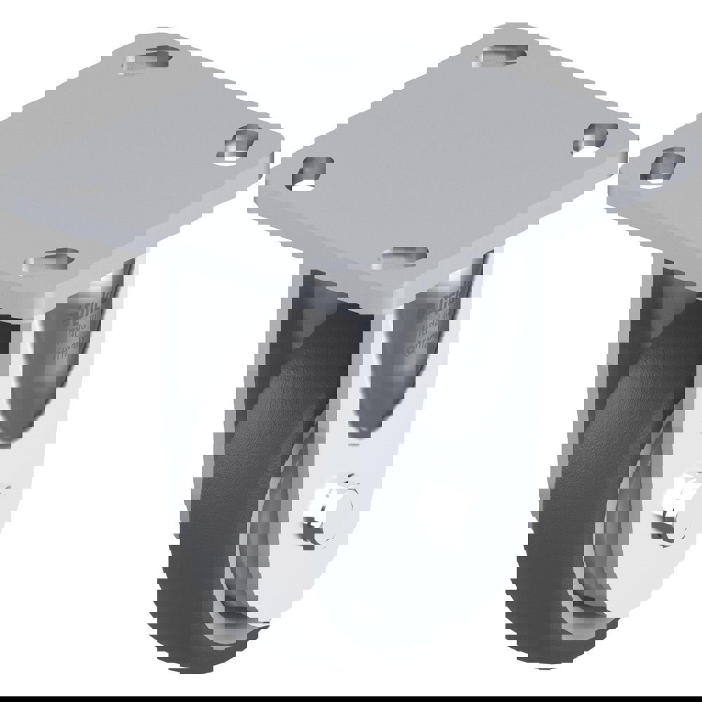 Top Plate Casters; Mount Type: Plate ; Number of Wheels: 1.000 ; Wheel Diameter (Inch): 5 ; Wheel Material: Synthetic ; Wheel Width (Inch): 1-9/16 ; Wheel Color: Gray