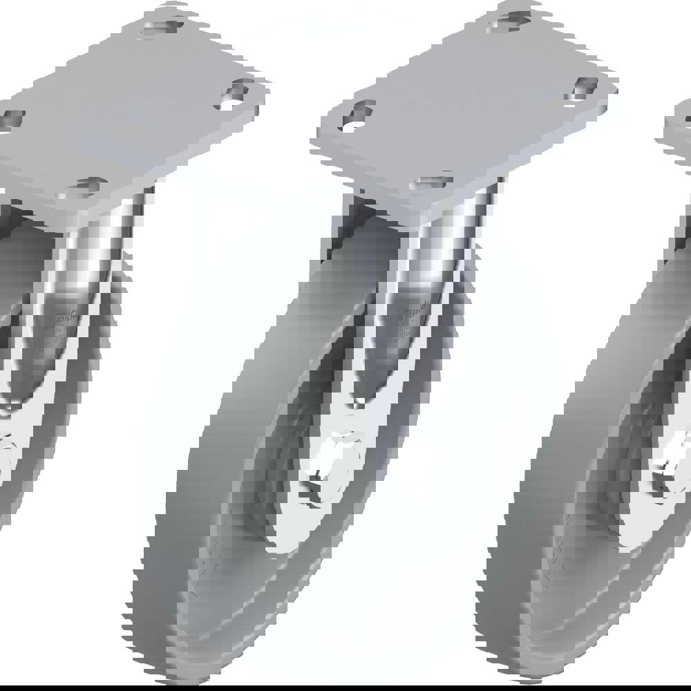 Top Plate Casters; Mount Type: Plate ; Number of Wheels: 1.000 ; Wheel Diameter (Inch): 5 ; Wheel Material: Rubber ; Wheel Width (Inch): 1-9/16 ; Wheel Color: Black