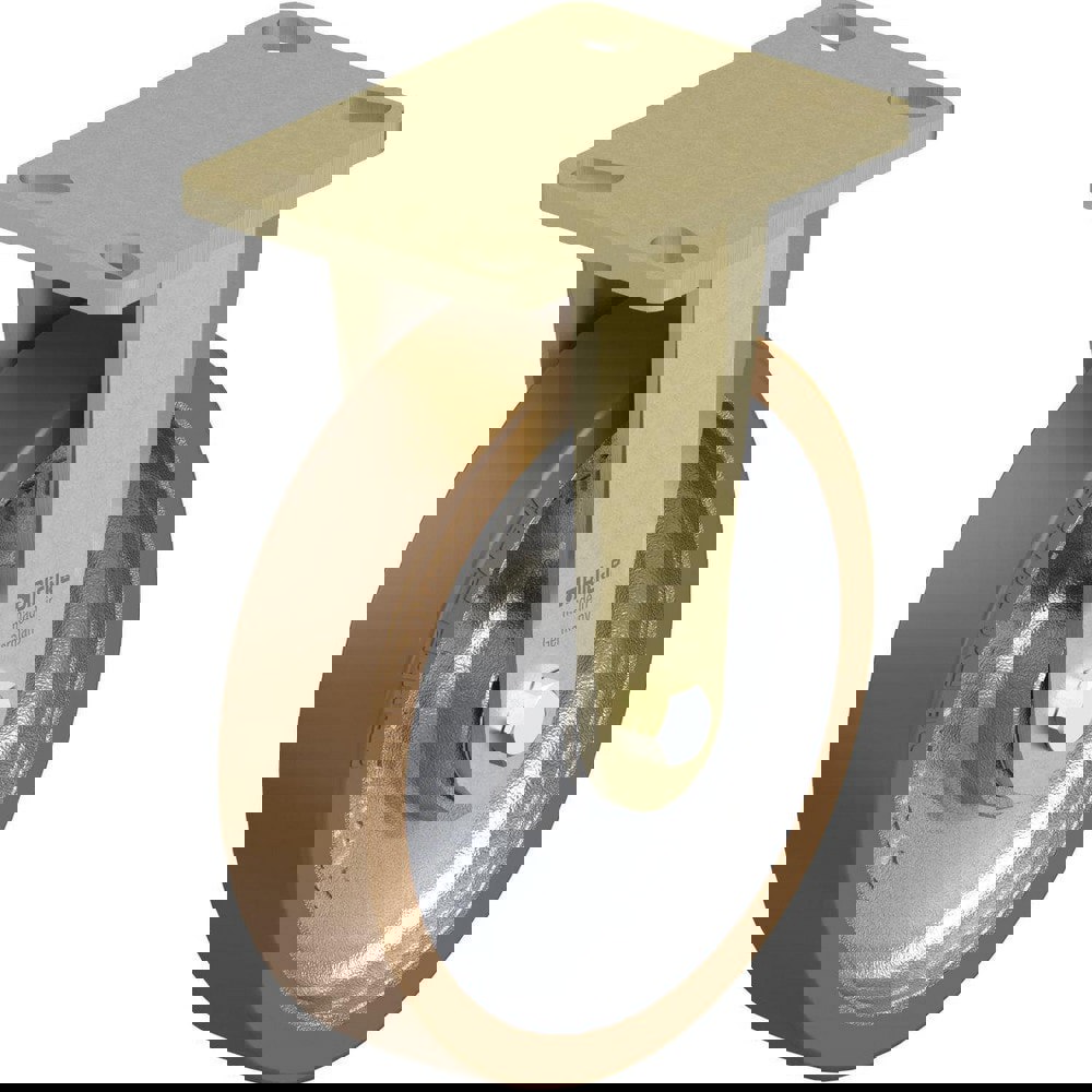 Top Plate Casters; Mount Type: Plate ; Number of Wheels: 1.000 ; Wheel Diameter (Inch): 6 ; Wheel Material: Polyurethane ; Wheel Width (Inch): 2 ; Wheel Color: Light Brown