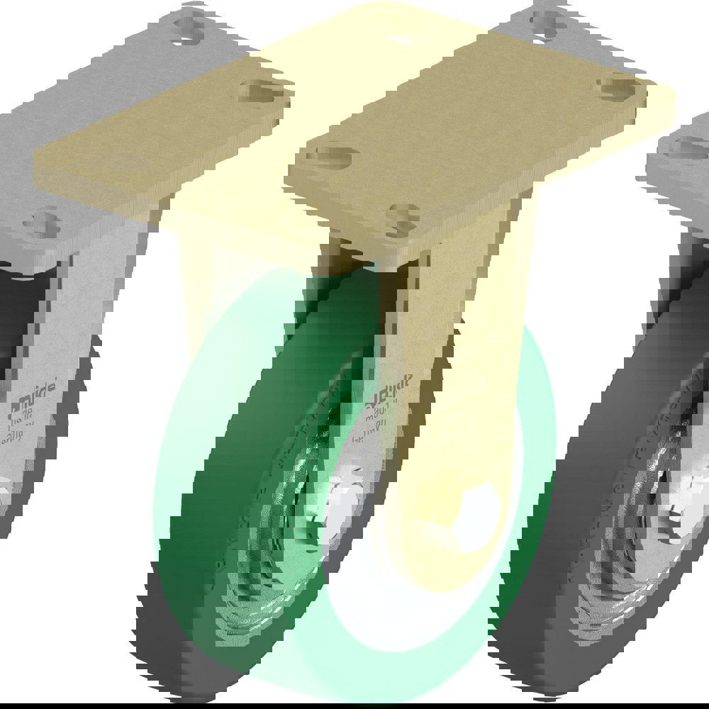 Top Plate Casters; Mount Type: Plate ; Number of Wheels: 1.000 ; Wheel Diameter (Inch): 6 ; Wheel Material: Polyurethane ; Wheel Width (Inch): 2 ; Wheel Color: Brown