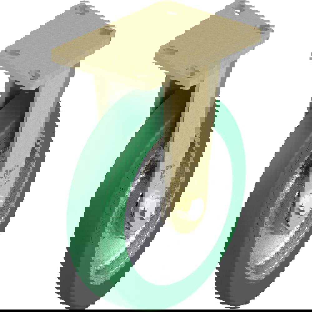 Top Plate Casters; Mount Type: Plate ; Number of Wheels: 1.000 ; Wheel Diameter (Inch): 4 ; Wheel Material: Synthetic ; Wheel Width (Inch): 2-3/16 ; Wheel Color: Natural Beige