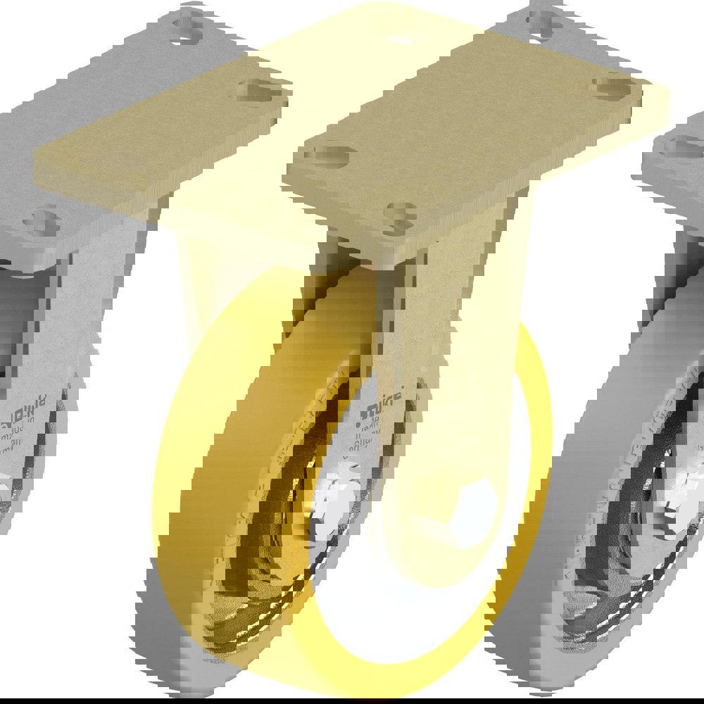 Top Plate Casters; Mount Type: Plate ; Number of Wheels: 1.000 ; Wheel Diameter (Inch): 5 ; Wheel Material: Synthetic ; Wheel Width (Inch): 2-3/16 ; Wheel Color: Natural Beige