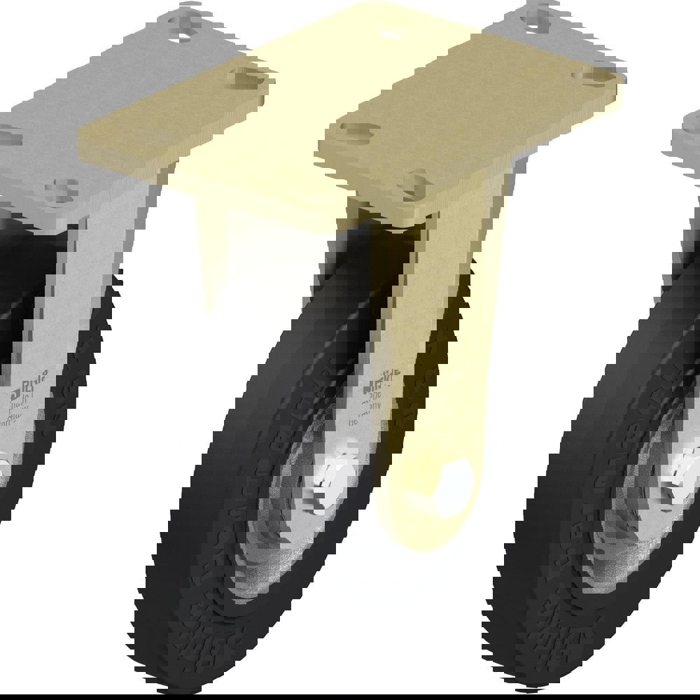 Top Plate Casters; Mount Type: Plate ; Number of Wheels: 1.000 ; Wheel Diameter (Inch): 5 ; Wheel Material: Polyurethane ; Wheel Width (Inch): 2 ; Wheel Color: Light Brown