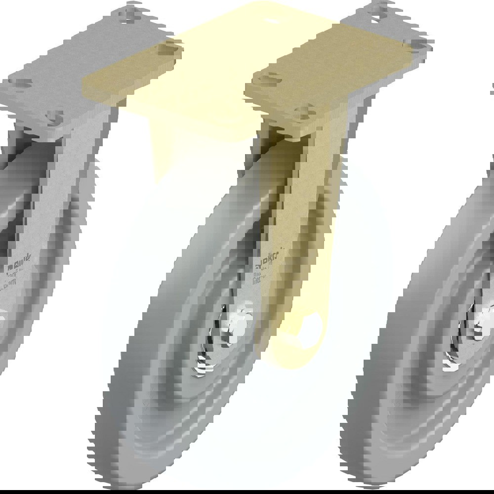 Top Plate Casters; Mount Type: Plate ; Number of Wheels: 1.000 ; Wheel Diameter (Inch): 6-5/16 ; Wheel Material: Rubber ; Wheel Width (Inch): 2 ; Wheel Color: Black