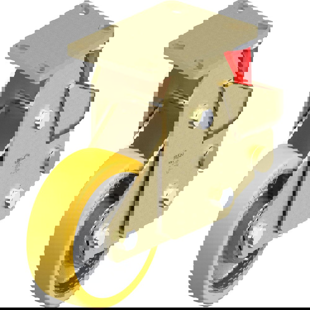 Top Plate Casters; Mount Type: Plate ; Number of Wheels: 1.000 ; Wheel Diameter (Inch): 4 ; Wheel Material: Rubber ; Wheel Width (Inch): 1-1/4 ; Wheel Color: Gray