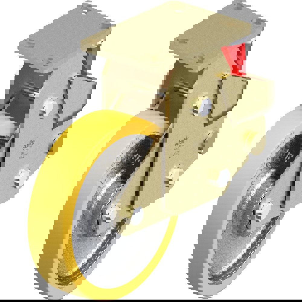 Top Plate Casters; Mount Type: Plate ; Number of Wheels: 1.000 ; Wheel Diameter (Inch): 5 ; Wheel Material: Rubber ; Wheel Width (Inch): 1-1/4 ; Wheel Color: Gray